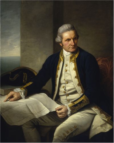 Picture Of Captain James Cook Famous English Explorer