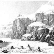 Picture Of George Back Expedition Crossing The Coppermine River