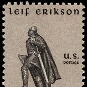 Picture Of Leif Erikson Commemorative Stamp