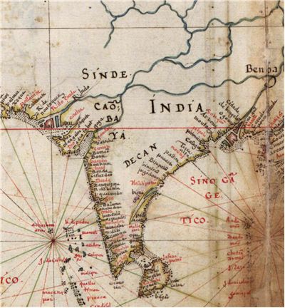 Picture Of Portuguese Map Of India