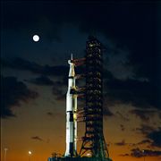 Picture Of Space Exploring Saturn 5 Rocket